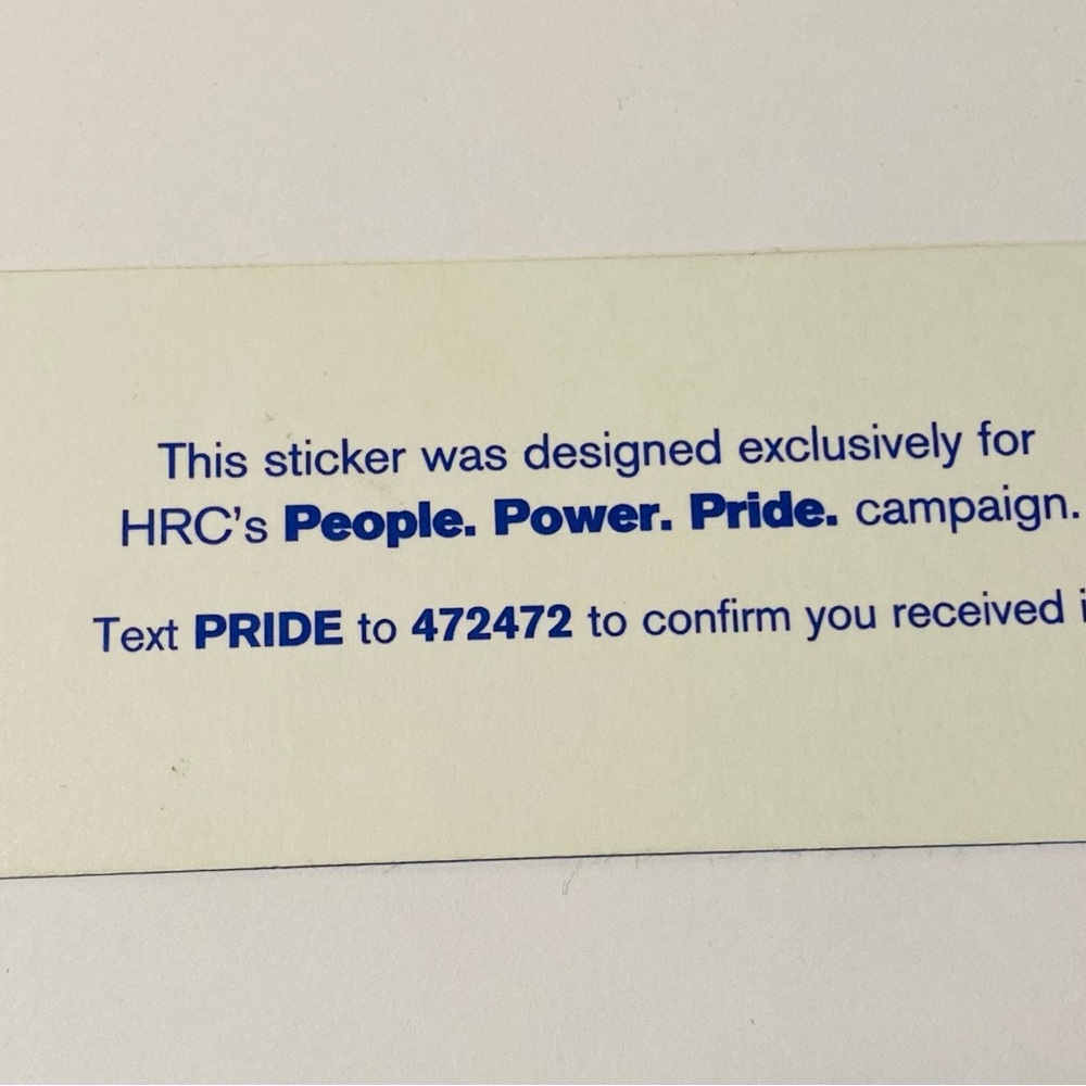 Equality Human Rights Campaign Sticker Pack (3) - Picture 6 of 6